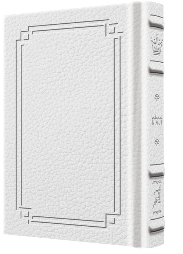 Picture of Tehillim / Psalms - 1 Vol - Full Size Yerushalayim White Leather