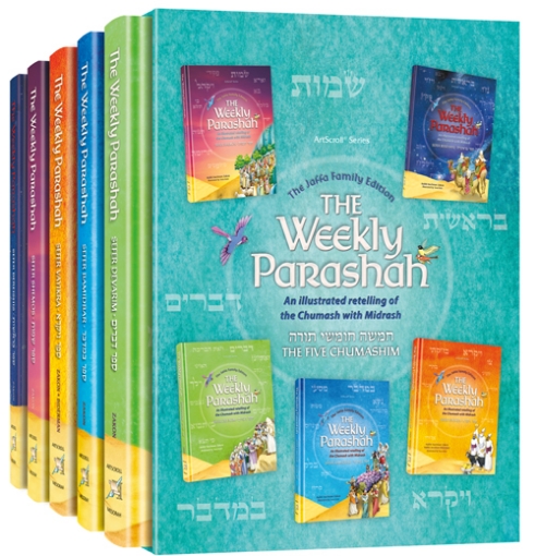 Picture of The Weekly Parashah Jaffa Family Edition Slipcase SET