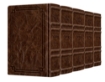 Picture of Signature Leather Collection Ashkenaz Schottenstein Interlinear Full-Size 5 Vol Machzor SET Royal Brown
