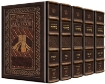 Picture of Ashkenaz - Yerushalayim 2-Tone Leather Schottenstein Ed. Interlinear 5 Vol SET