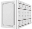 Picture of Signature Leather Collection Sefard HEBREW/ENGLISH Full-Size 5 Vol Machzor SET White